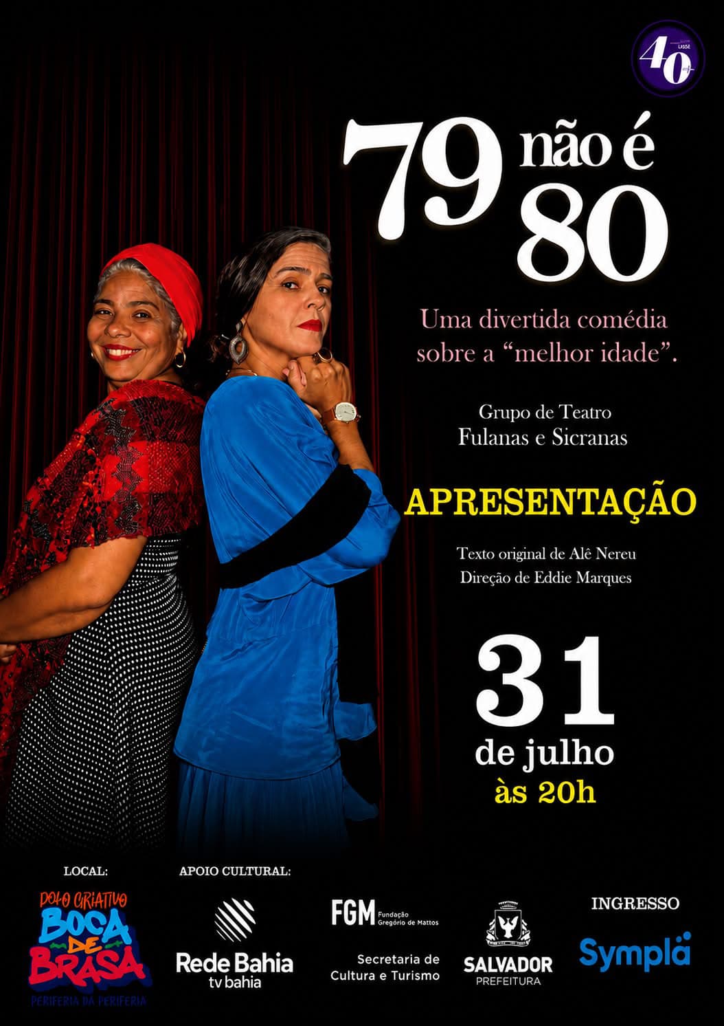79 Não é 80