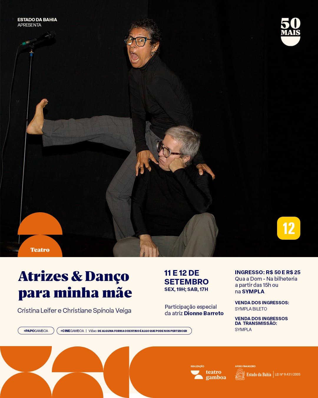 ATRIZES & DANÇO PARA MINHA MÃE